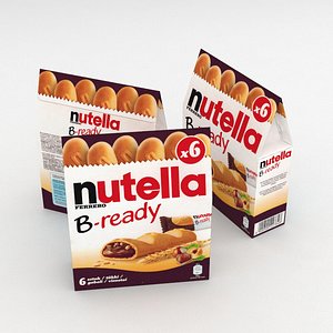 3D ferrero nutella b-ready model