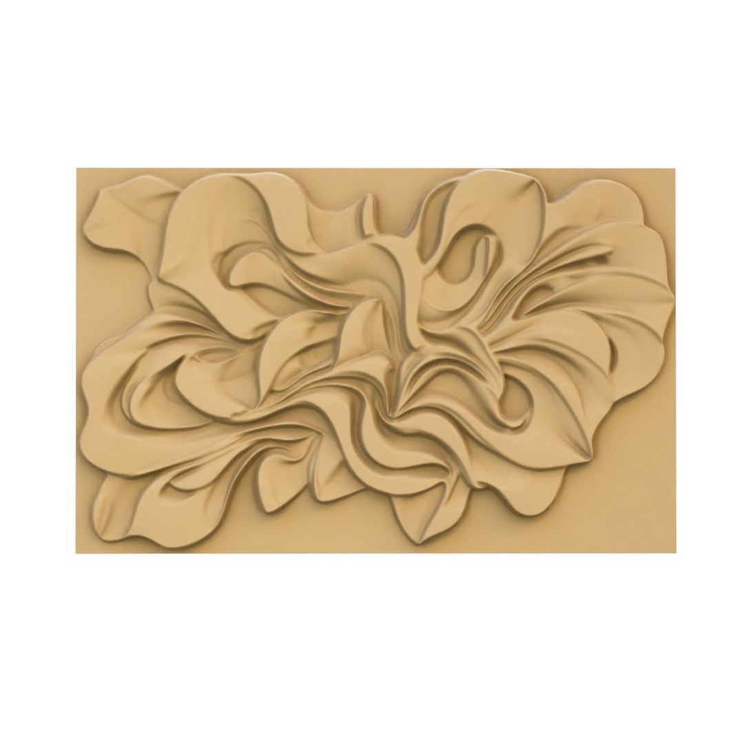 Modern Panel Wall Decor Set Wall Relief Mural CNC 80 TurboSquid 2294705