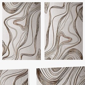 Aria Wall decor by Palecek 3D