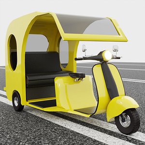 Motorickshaw 3D model
