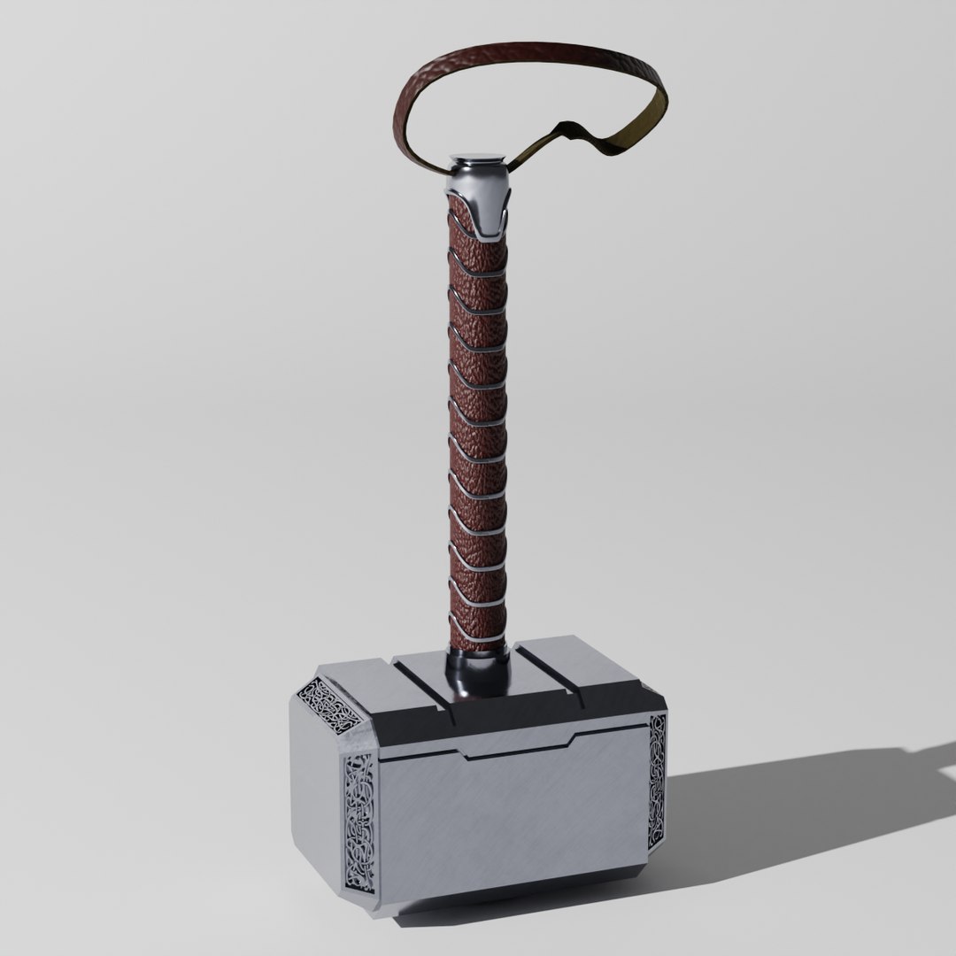 3D Model Mjolnir - TurboSquid 1835175