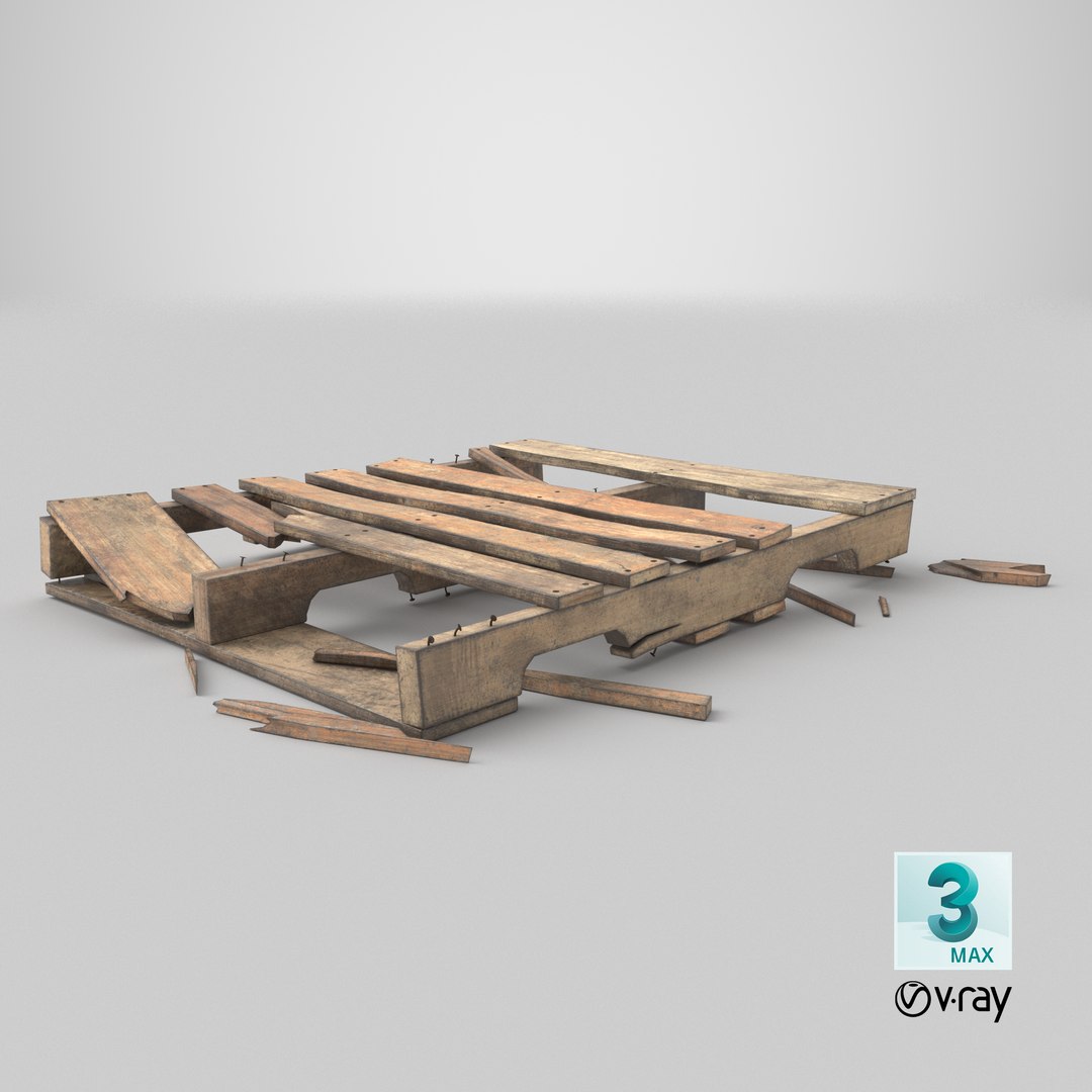 3D Wooden Pallet Damaged model https://p.turbosquid.com/ts-thumb/Le/Xok4vY/T9/stemcell_max_vray_render/png/1654066193/1920x1080/fit_q87/f6a39579a8bd77c16877d77e22ebf7ad5f3e9df8/stemcell_max_vray_render.jpg