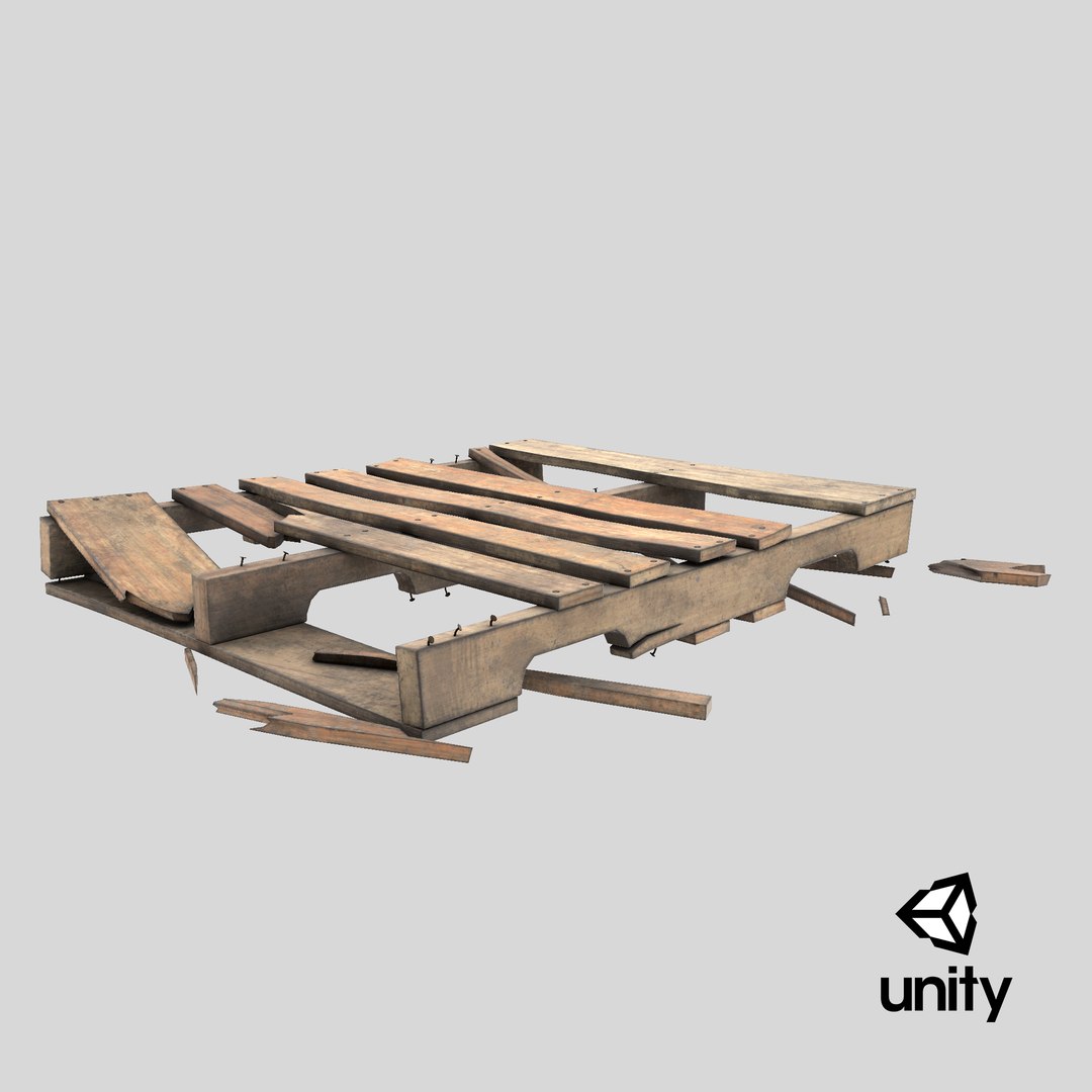 3D Wooden Pallet Damaged model https://p.turbosquid.com/ts-thumb/Le/Xok4vY/hj/stemcell_unity_render/png/1654066187/1920x1080/fit_q87/b003e26ce50919d59b85aa3802d55ab8f3d400ab/stemcell_unity_render.jpg