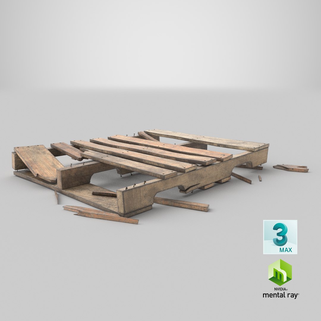 3D Wooden Pallet Damaged model https://p.turbosquid.com/ts-thumb/Le/Xok4vY/x2/stemcell_max_mental_ray_render/png/1654066191/1920x1080/fit_q87/9aef2e1460cd78786836424bdbdfc41217531ce3/stemcell_max_mental_ray_render.jpg