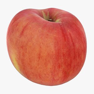red apple 3D model