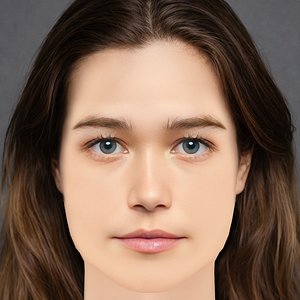 Sarah Catherine Hook Head - No Hair - Low poly head for game 3D