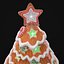 3D Gingerbread Christmas Tree