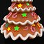 3D Gingerbread Christmas Tree