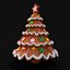 3D Gingerbread Christmas Tree