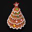 3D Gingerbread Christmas Tree