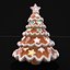 3D Gingerbread Christmas Tree
