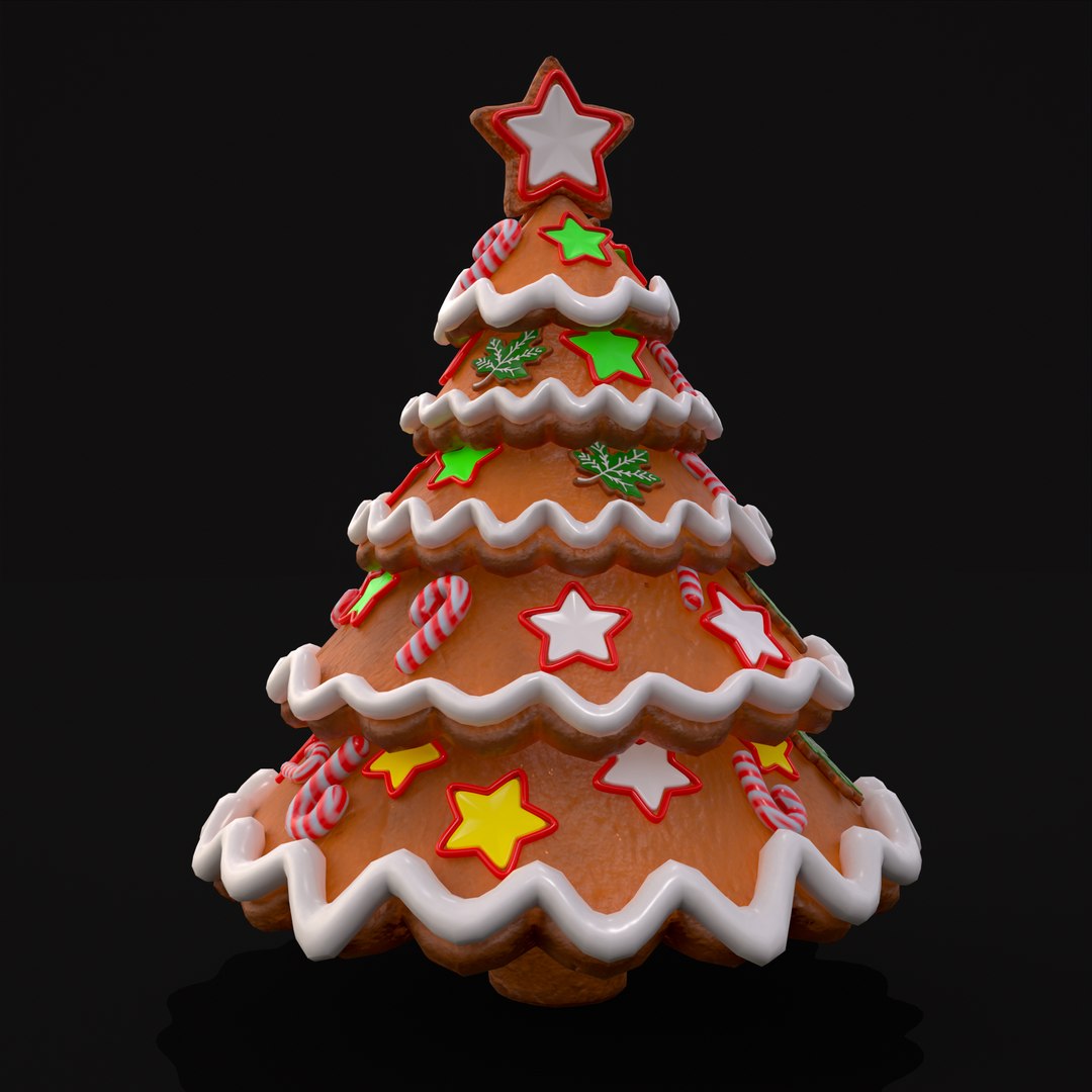 3D Gingerbread Christmas Tree https://p.turbosquid.com/ts-thumb/Le/flUdzt/XJ/1/png/1743531815/1920x1080/fit_q87/0df94ff5d09bc9b9763f91f86f6efefa0e9c4e9b/1.jpg