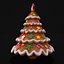 3D Gingerbread Christmas Tree
