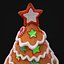 3D Gingerbread Christmas Tree