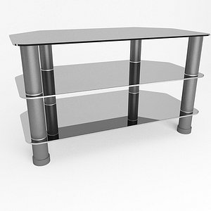 tv stand 3d obj
