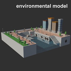 3d city environment