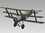 Sopwith Triplane - lowpoly