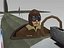 Sopwith Triplane - lowpoly