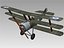 Sopwith Triplane - lowpoly