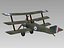 Sopwith Triplane - lowpoly