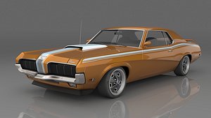 1970 Mercury Cougar Eliminator 3D model