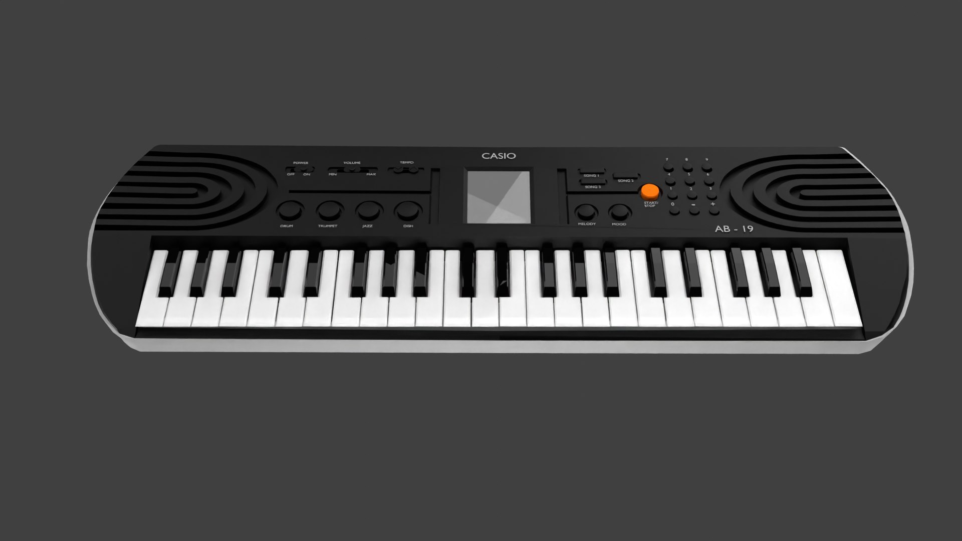 3D Casio Music Instrument Model - TurboSquid 2070090
