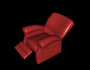 3d armchair poltrona model