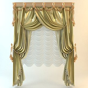 curtain elegant 3d 3ds
