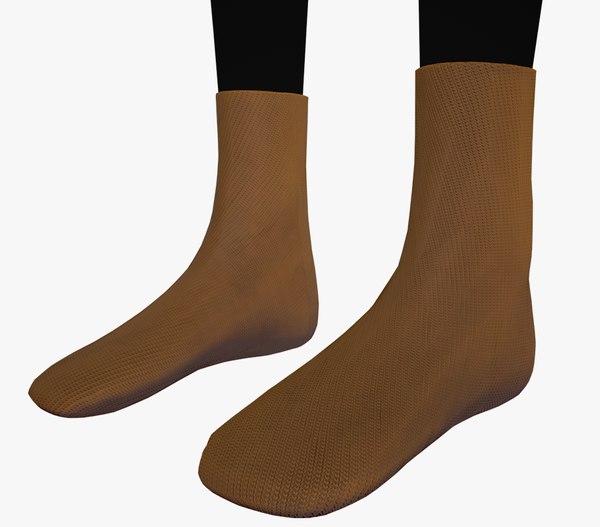 Brown Socks Style 4 3D TurboSquid 1986909