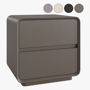 Litfad - Minimalist Drawer Storage Nightstand 3D model