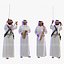 Arabic Ardah Dance Sword dance 3d model 3D