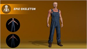 3D model Character PBR Game Ready