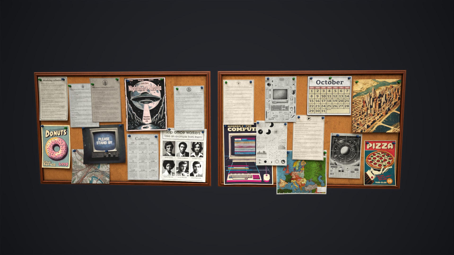 Office pinboard model https://p.turbosquid.com/ts-thumb/Lf/JjGzXU/z8/tbrender_viewport_013/png/1701357582/1920x1080/fit_q87/7d09a1b27f4e145f931299b8f650d73db9343b6d/tbrender_viewport_013.jpg