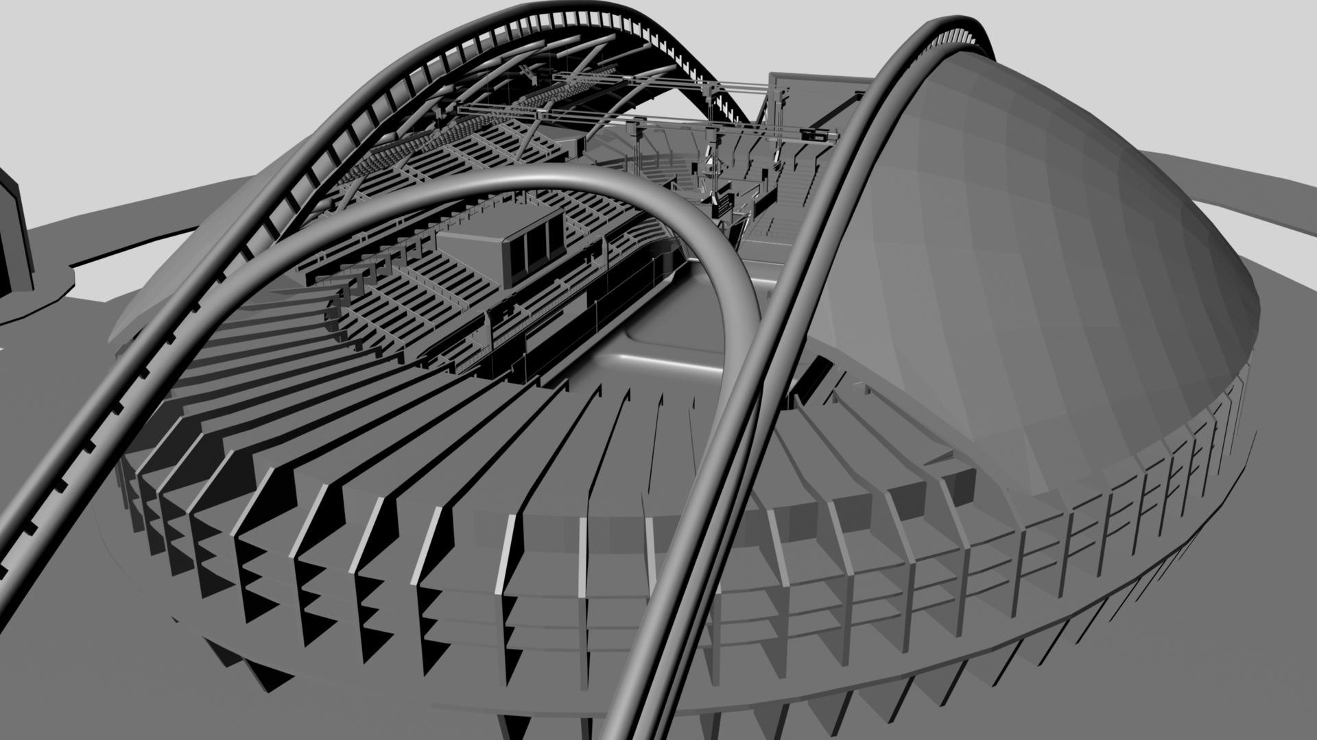 Stadium Building Modeling 3D Model - TurboSquid 1973461