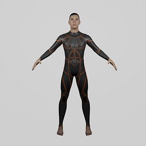 22 Years Old Rigged Young Man 3D model