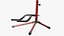 Guitar Holder Red 3D model