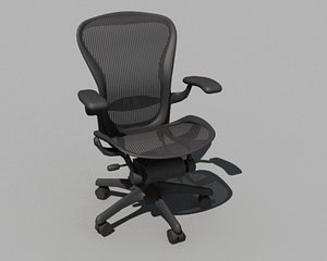 herman miller aeron chair 3d model