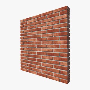 3D Brick wall model