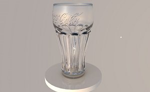 glass cocacola 3D model