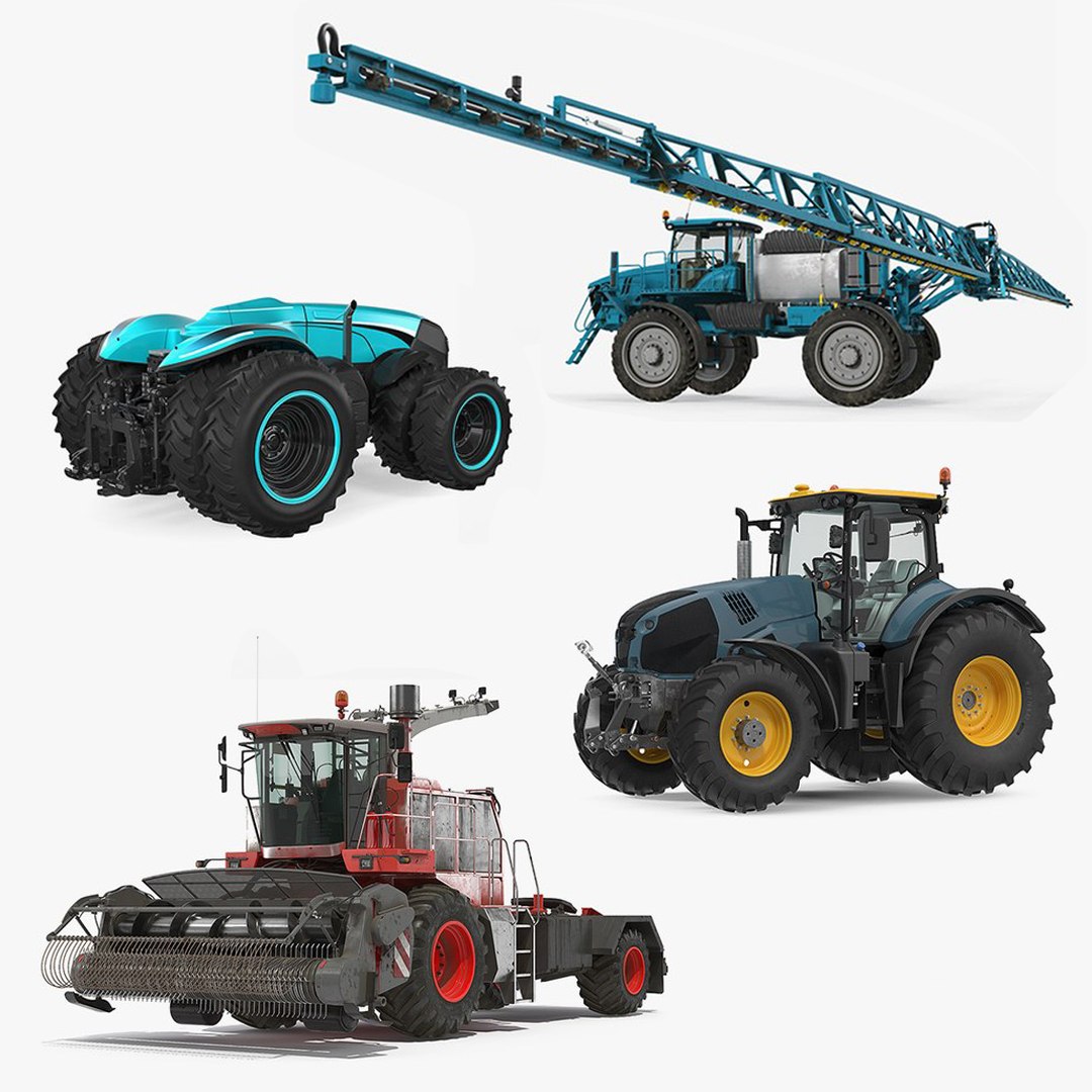 Farm Vehicles Collection 3 3D model preview