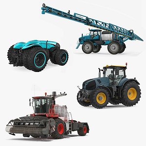 farm vehicles 3 3D model