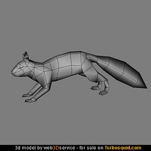 3d real time squirrel