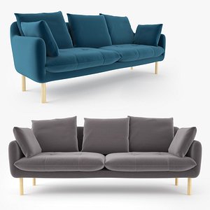 3D jardan andy sofa interior