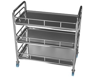 Hospital Medical Cart PBR 2 3D model