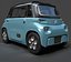 Citroen Ami, carro urbano elétrico moderno - Modelo 3D detalhado