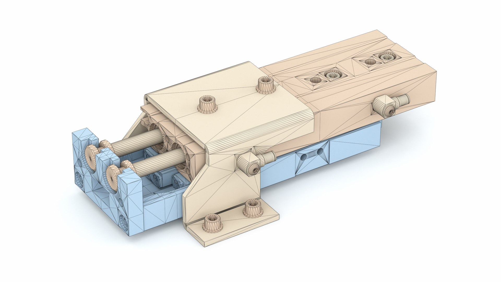 3D Pneumatic Linear Actuator - TurboSquid 2227625