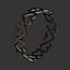Romantic Open Heart Frame Ring - 3D Print Jewelry Model 77