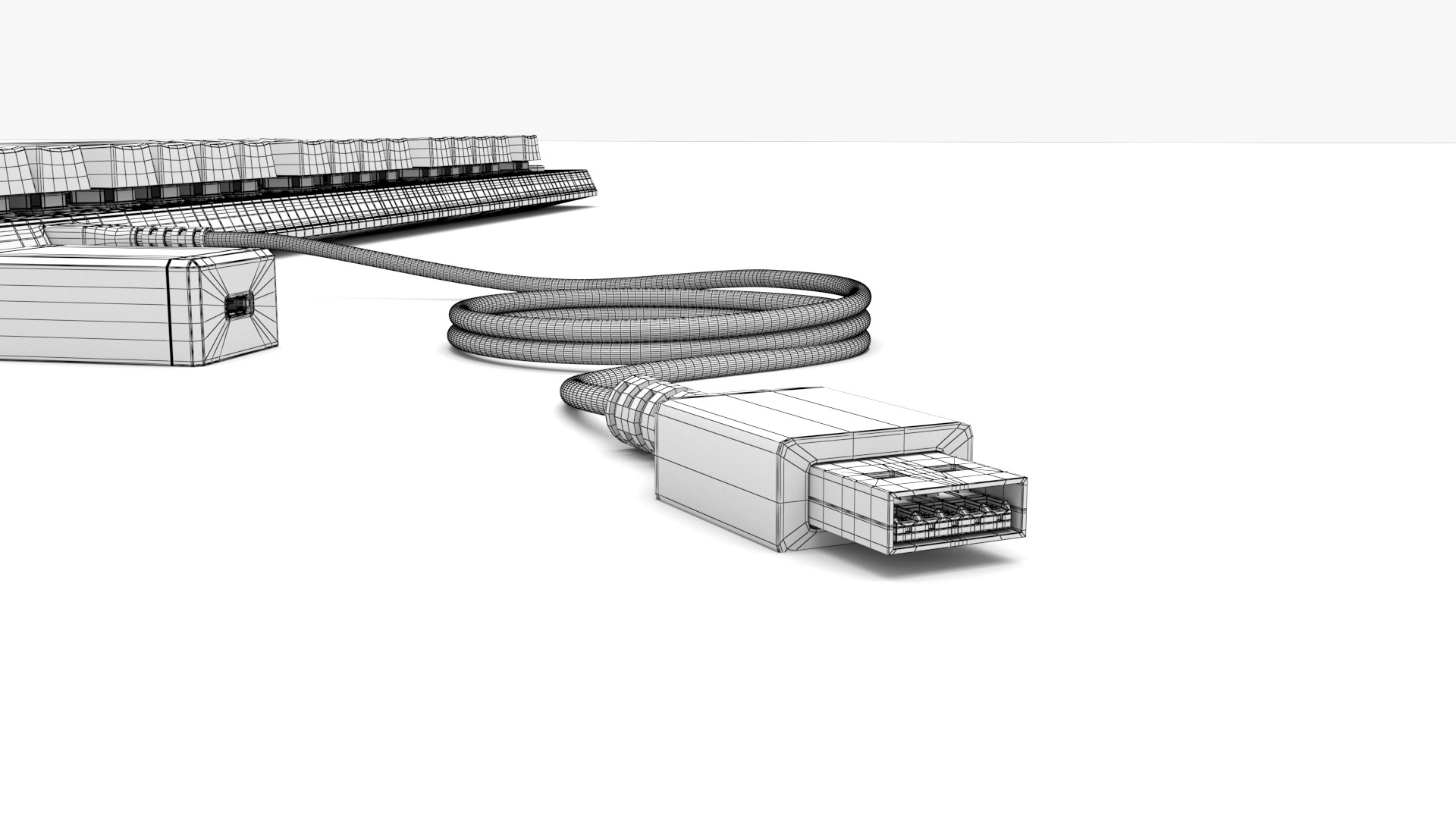 Gaming Keyboard Model - TurboSquid 2140057
