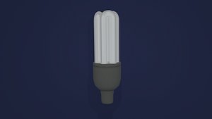 3D fluorescent lamp