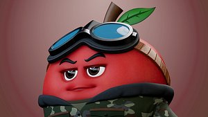 3D Apple Character